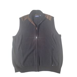 Vintage Ralph Lauren Chaps Sweater Vest Black